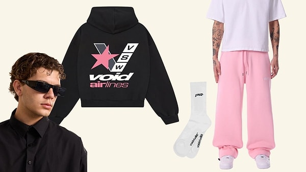 Eşofman takımlarını sevenler için şık bir öneri: Pembenin ve siyahın şahane uyumuyla hazırlanmış alt‑üst eşofman takımı, rahatlığın yanında tarz da sunuyor. Kombini beyaz şık çoraplar ve Corvus Rave güneş gözlüğü ile tamamlayarak hem spor hem de dikkat çekici bir stil yaratabilirsiniz.