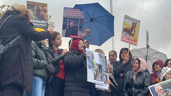 Açıklamaya çocuklarını akran zorbalığıyla kaybeden aileler de katıldı.