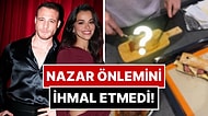 Yüzünü Yine Göstermedi: Aşkını Nazardan Sakınan Selin Yağcıoğlu Kerem Bürsin'in Hazırladığı Yemeği Paylaştı