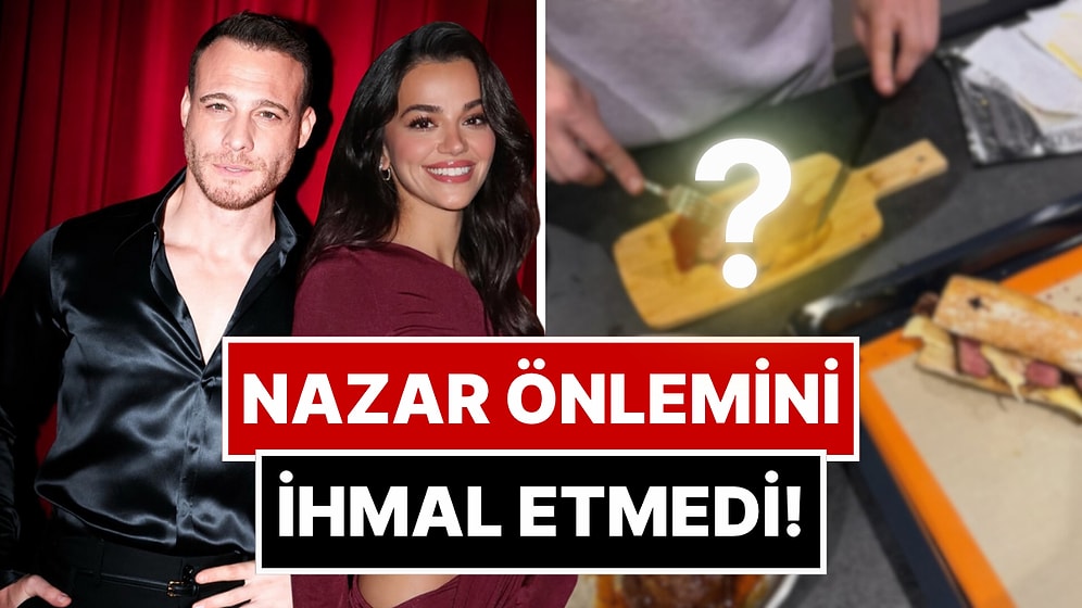 Yüzünü Yine Göstermedi: Aşkını Nazardan Sakınan Selin Yağcıoğlu Kerem Bürsin'in Hazırladığı Yemeği Paylaştı