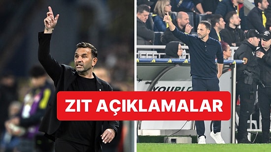 Derbi Sonrası Domenico Tedesco ve Okan Buruk'tan Maça Dair Zıt Açıklamalar Geldi