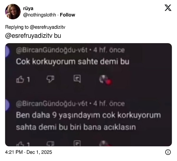 Hemen ardından bir kullanıcı ekran süresi yetmeyen admine durumu açıkladı.