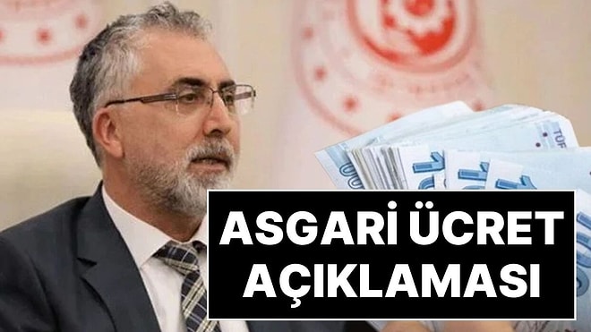 Çalışma Bakanı Vedat Işıkhan’dan Asgari Ücret Açıklaması