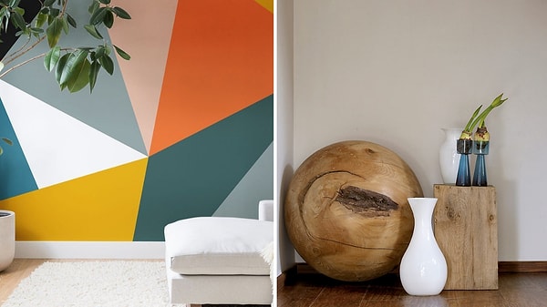Çizgiler, kareler, üçgenler… Geometrik desenlerle evini renklendir!