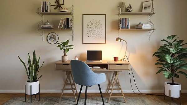 10. Günlük yaşamını kolaylaştırmak adına okuma ve çalışma köşelerini net şekilde ayır.