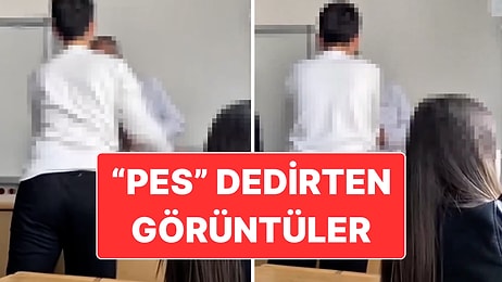 Öğretmene Zor Anlar Yaşattılar: Ankara’da Bir Lisede Çekilen Görüntüler “Pes” Dedirtti