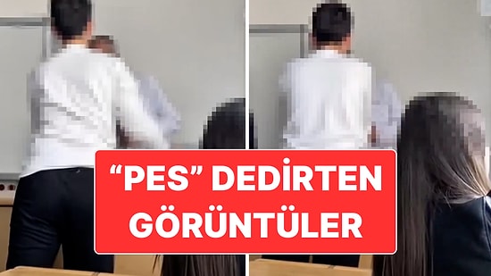 Öğretmene Zor Anlar Yaşattılar: Ankara’da Bir Lisede Çekilen Görüntüler “Pes” Dedirtti