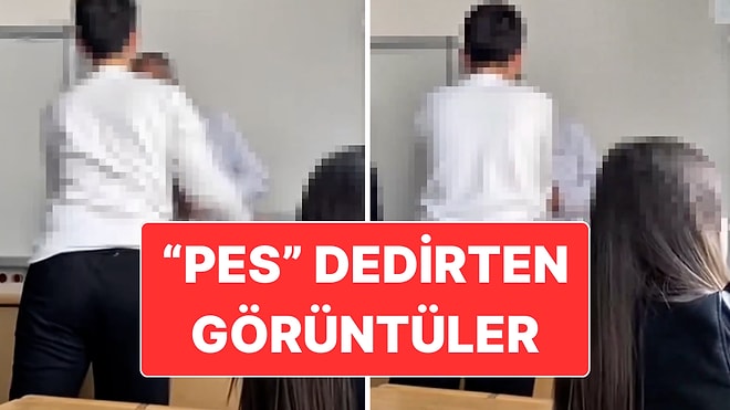 Öğretmene Zor Anlar Yaşattılar: Ankara’da Bir Lisede Çekilen Görüntüler “Pes” Dedirtti