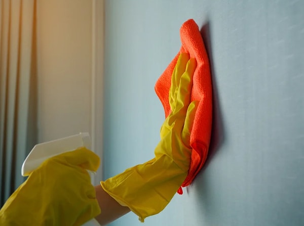 9. Duvar temizliği.