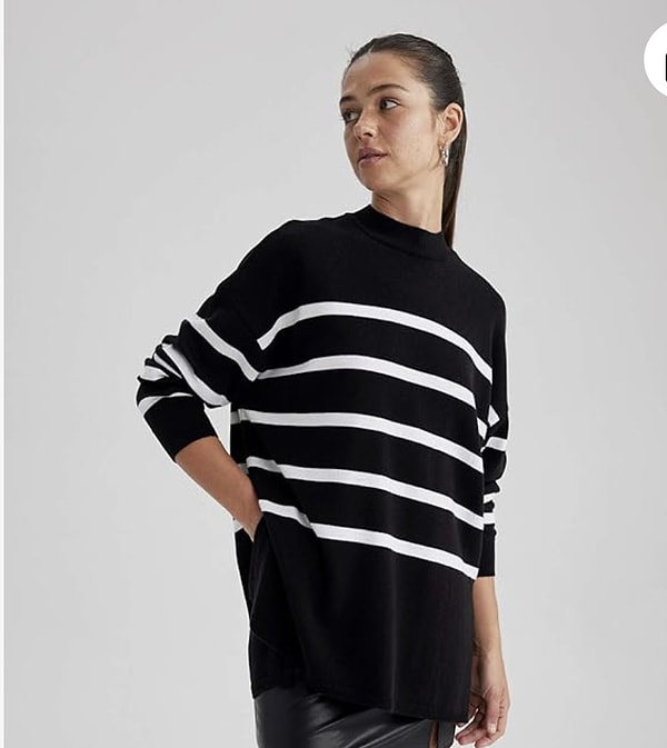 DeFacto Relax Fit Bisiklet Yaka Tunik, rahat ve günlük stil sevenler için şimdi fırsat fiyatıyla!