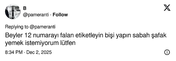 Sabah şafak operasyonu yemekten korktu.