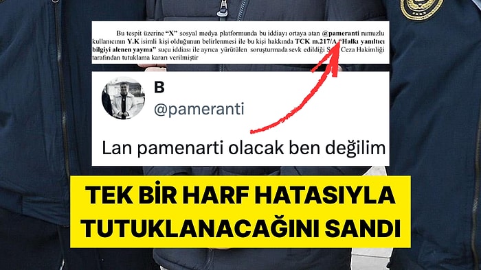 Harf Hatası Yüzünden Tutuklanmaktan Korkan X Kullanıcısı Viral Oldu