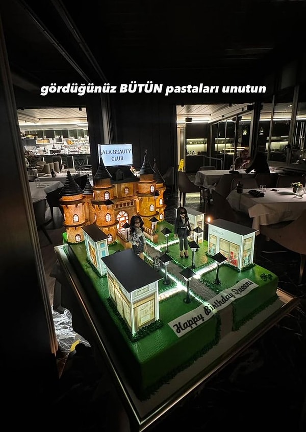 Gerçekten "Gördüğümüz bütün pastaları unutturacak" o doğum günü pastası görenleri bir hayli şaşırttı.