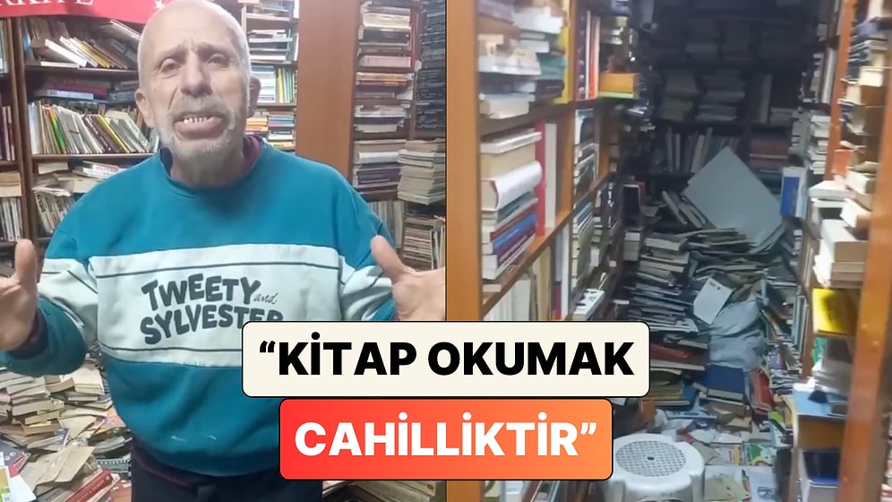 Ankara'da 50 Yıldır Sahaflık Yapan Adam Kitap Okumaktan Geldiği Hale İsyan Etti: "Kitap Okumak Cahilliktir"