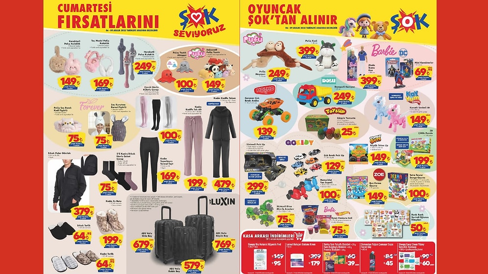 ŞOK'a Valiz Seti Geliyor! 6 Aralık 2025 ŞOK Aktüel Ürünler Kataloğu