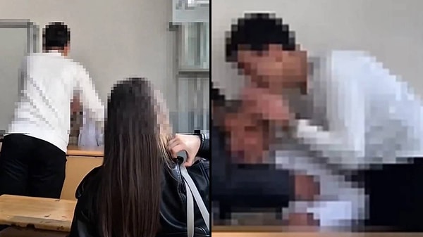 Öğrencileri tarafından zor anlar yaşayan öğretmenin hastanede tedavi altında olduğu öğrenildi.