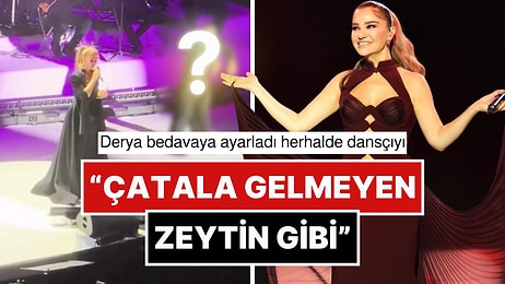 Derya Bedavacı'nın Arkasında Kendini Kaybetmiş Gibi Abartılı Hareketler Yapan Dansçı Alay Konusu Oldu!