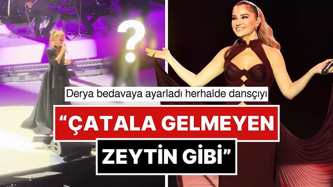Derya Bedavacı'nın Arkasında Kendini Kaybetmiş Gibi Abartılı Hareketler Yapan Dansçı Alay Konusu Oldu!