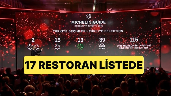 Türkiye'den Michelin Yıldızı Alan Restoranlar Belli Oldu