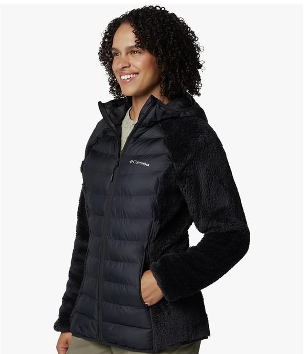 Columbia Powder Lite 2 Sherpa Hybrid Jacket, günlük kombinlere şıklık katacak!