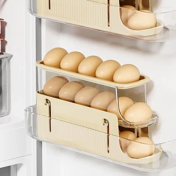 2. Peki buzdolabında yumurtalık kısmında yumurta dışında ne görürüz?