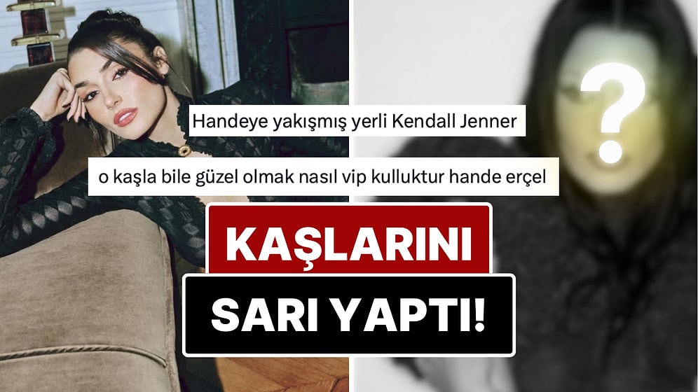 Radikal Bir İmaj Değişikliğine Giden Hande Erçel'in Sarı Kaşları Kendisine Çok Yakıştırıldı!