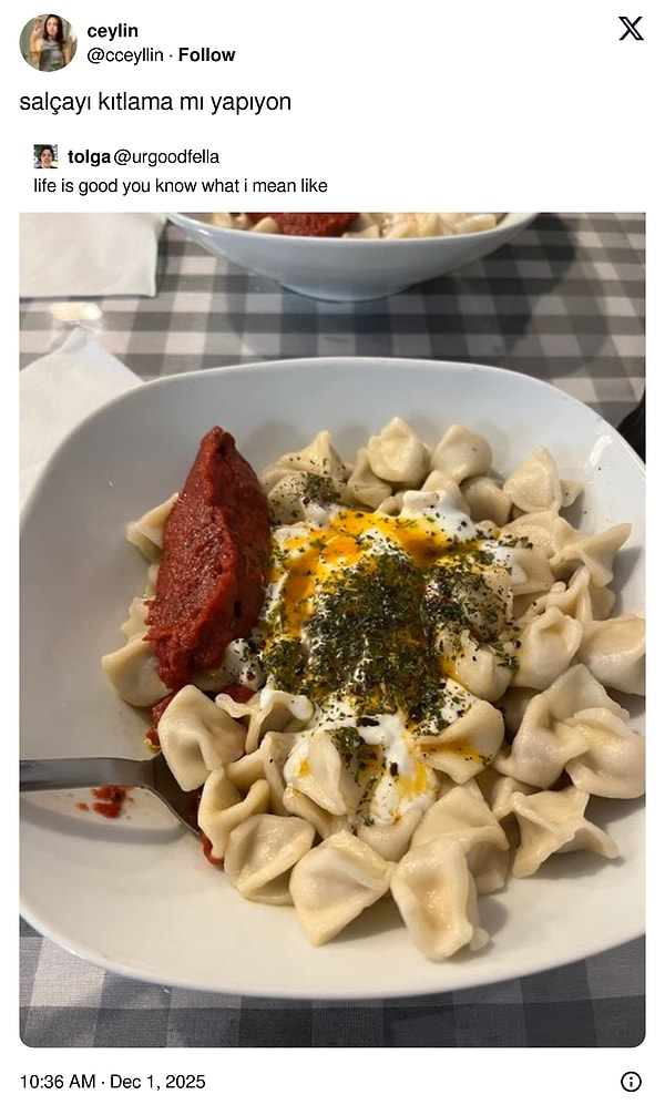 Daha çok ketçap muamelesi yapmış.