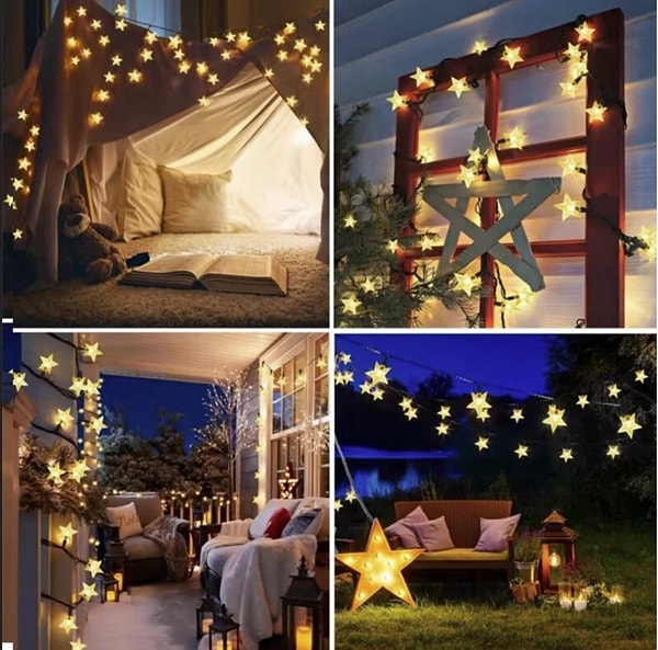 Yeni yıl alışverişinde kaçırmaman gereken ürünlerden biri de bu yıldız şeklinde LED ışıklar!