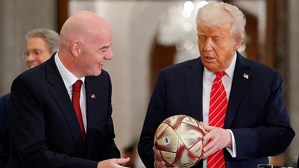 Infantino ve Trump'ın ilerleyen samimi ilişkileri ödülle taçlandı.