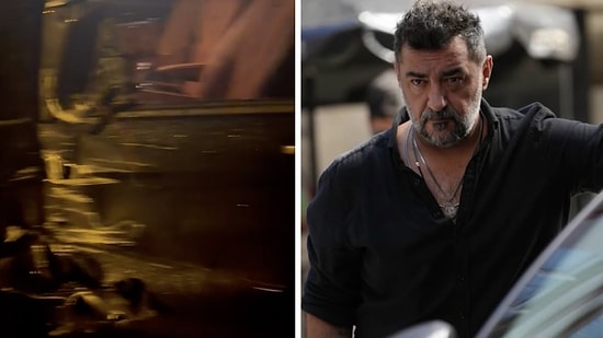 Actor Celil Nalçakan Involved in Car Accident, Shares Photo of Wrecked Vehicle