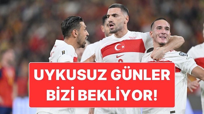 Uykusuz Günler Geliyor: Dünya Kupası'na Katılmamız Halinde Oynayacağımız Maçların Saatleri Belli Oldu