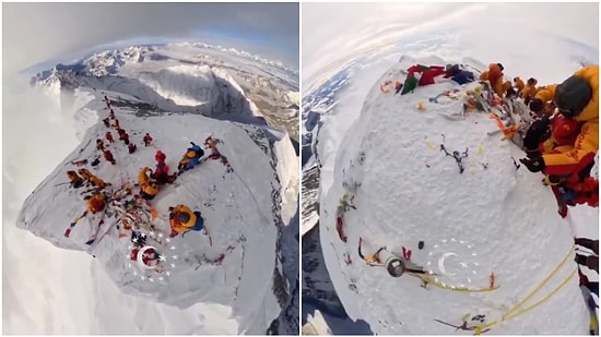 Mountaineers Who Managed To Climb To The Top Of Everest Filmed The Summit Of The Mountain