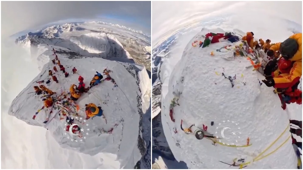Mountaineers Who Managed To Climb To The Top Of Everest Filmed The Summit Of The Mountain