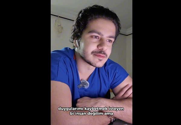 "Beni çok derinden etkileyen bi durum oldu."