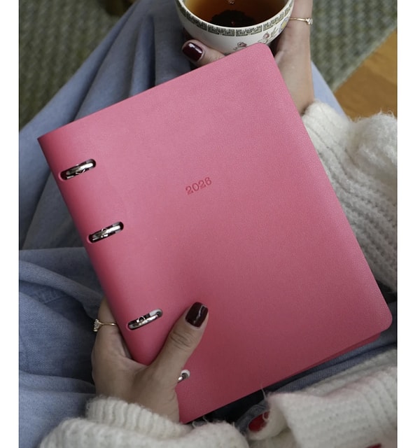 Notlarını düzenlemek, yapılacakları takip etmek ya da yeni yıl hedeflerini adım adım oluşturmak için oldukça kullanışlı bir ajanda.