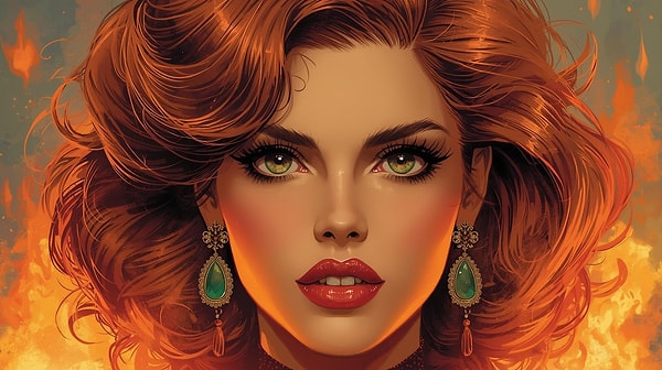 Tutkulu ve Çarpıcı Kadın