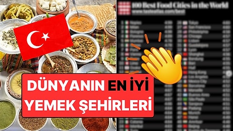 Dünyanın En İyi Yemek Şehirleri Belli Oldu: Bakın Listeye Türkiye'den Hangi Şehirler Girdi!