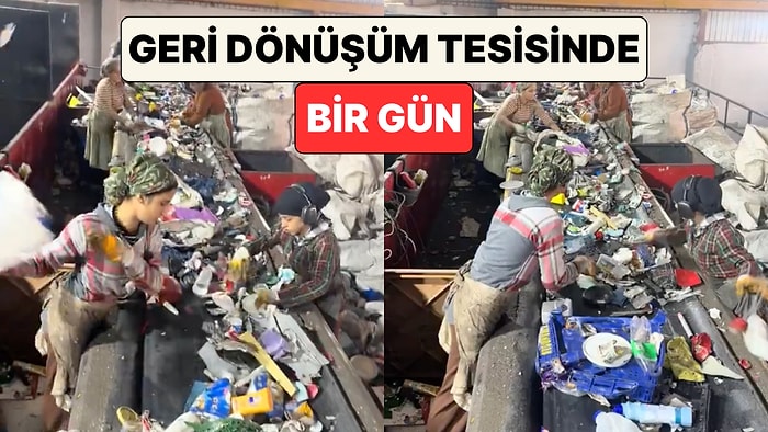 Maske Bile Yok: Bir Geri Dönüşüm Tesisinde Çekilen Görüntüler İş Sağlığı Kurallarını Sorgulattı