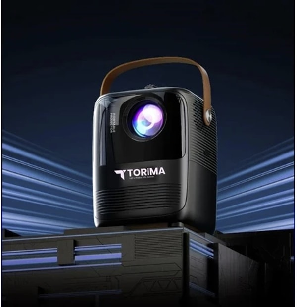 Torima Siyah T11 Projeksiyon Ev Sineması, evde geçirdiğiniz zamanı bambaşka bir deneyime dönüştürmek isteyenler için harika bir seçenek.