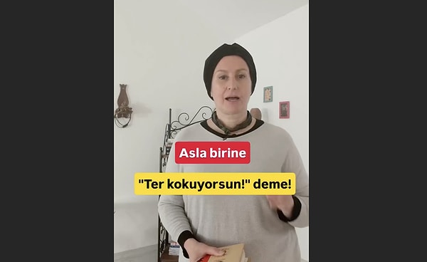 "Ter kokuyorsun" yerine kullanabileceğiniz cümleler;