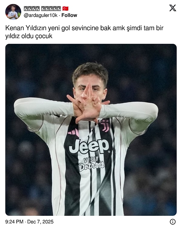 Yıldız gol sevinci videosu gelir mi? :)