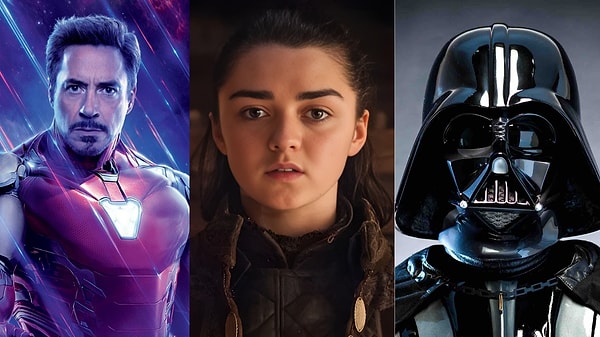 Iron Man / Arya Stark / Darth Vader