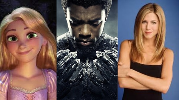 Rapunzel / Black Panther / Rachel Green