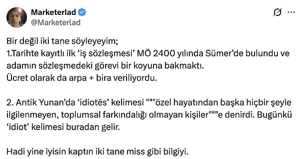 Duble bilgi de geldi.