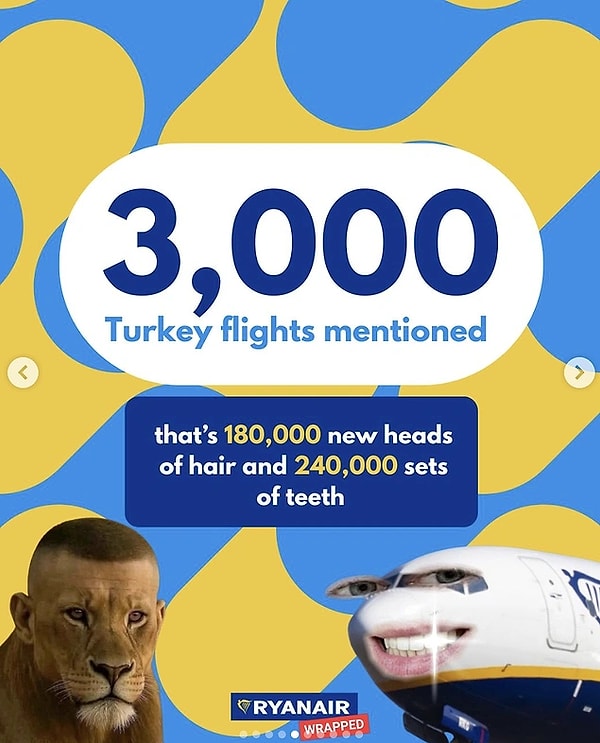 "Wrapped" kültürüne Ryanair de katıldı.