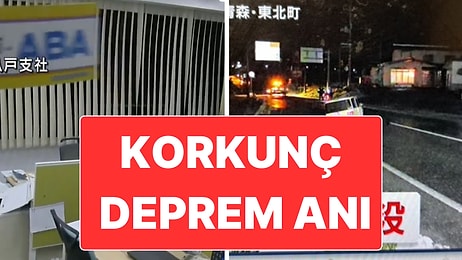 Beşik Gibi Sallandı: Japonya’da Yaşanan 7.6 Büyüklüğündeki Depremden Görüntüler