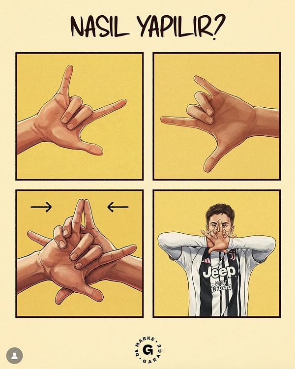 Peki Kenan Yıldız'ın gol sevinci nasıl yapılır?