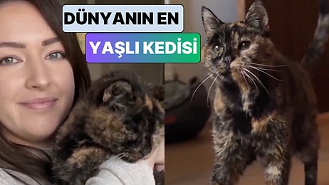 Aralık'ta 30 Yaşına Girecek! Dünyanın Yaşayan En Yaşlı Kedisi Flossie'ye Tanışın