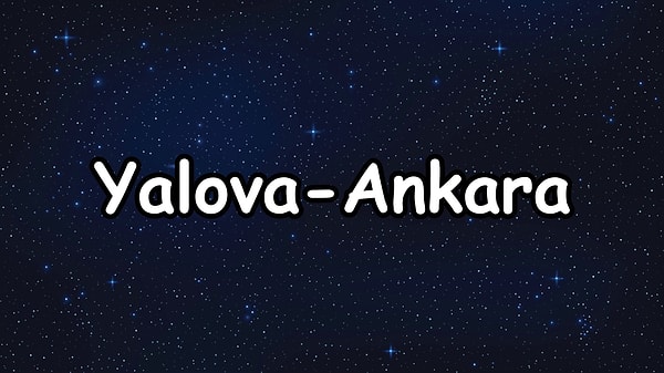 Senin kaderinde yer alan iki şehir;👇