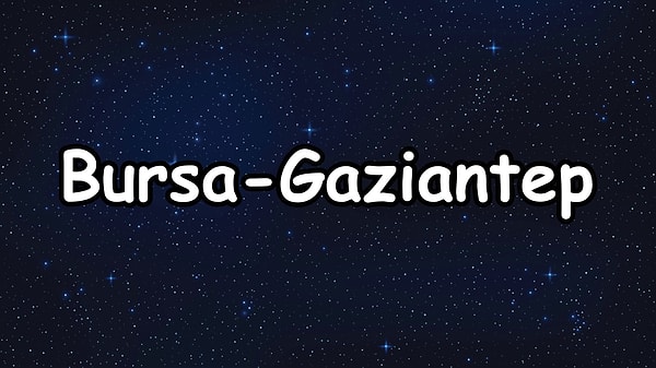 Senin kaderinde yer alan iki şehir;👇